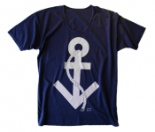 Unisex Trans Anchor Symbol Big Tee