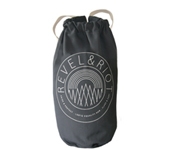 Emblem Canvas Drawtop Duffle Bag Backpack 