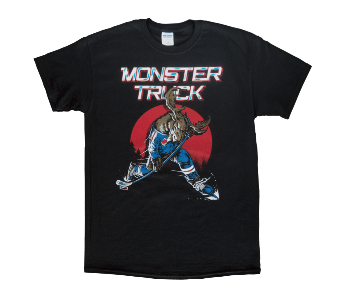 Blades of Steel Tshirt Black Clothing Monster Truck Online Store