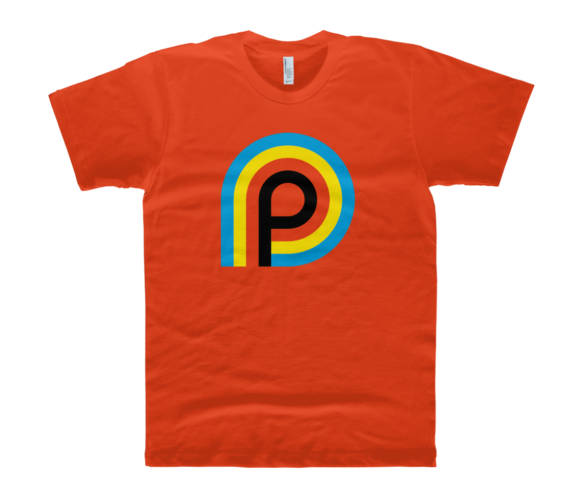 Polytron Logo T-Shirt - Orange - Polyshop - Polytron Online Store