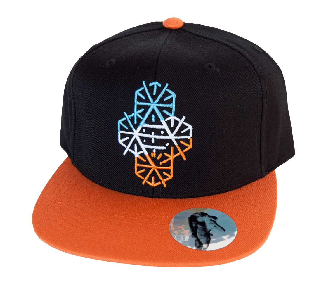 Logo Hat Black Orange Reflektor Albums Arcade Fire Online Store
