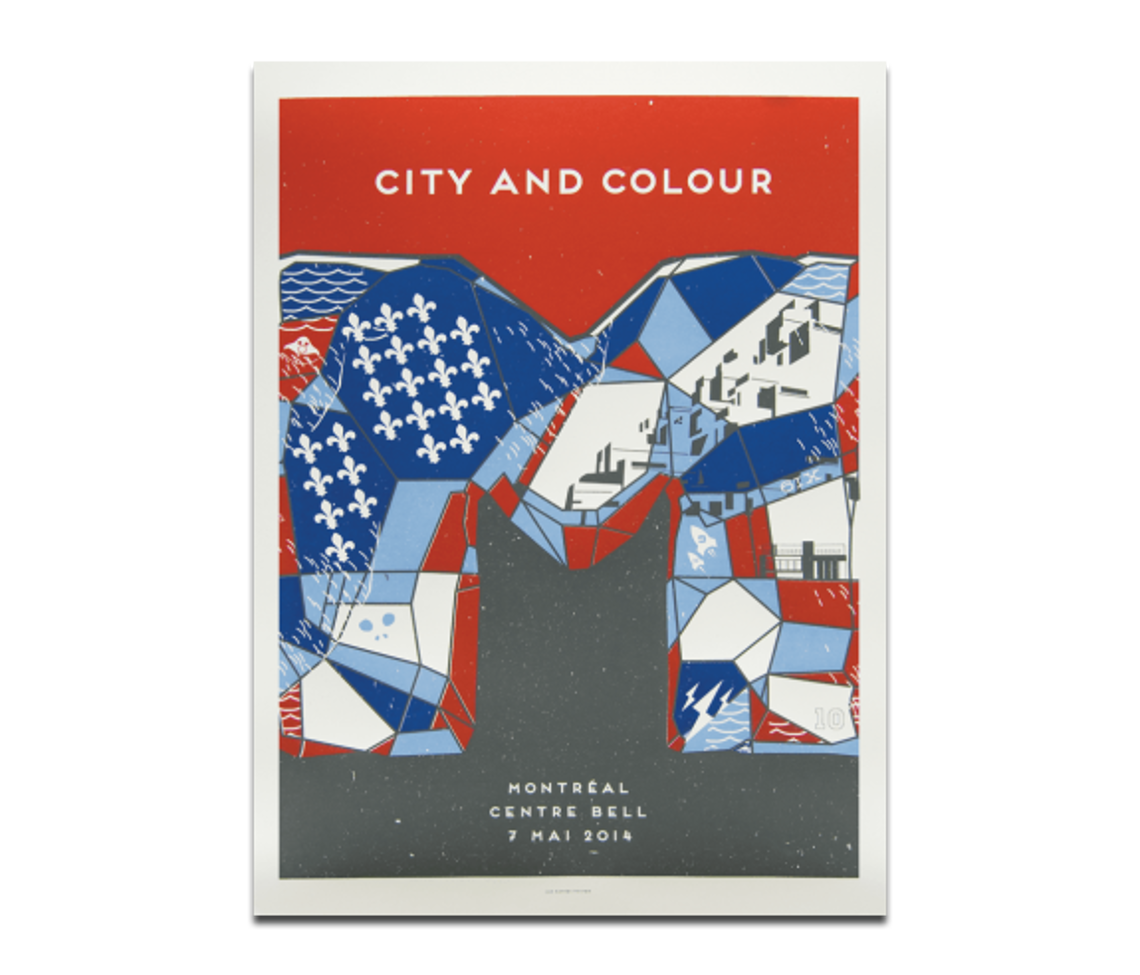 Montréal (2014) Poster Posters City and Colour Online Store