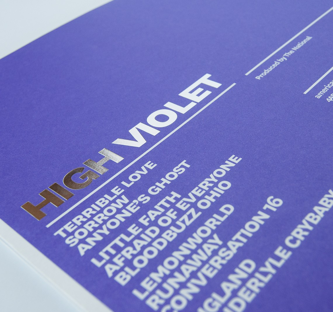 High Violet 2x12 Vinyl Music Cherry Tree Shop