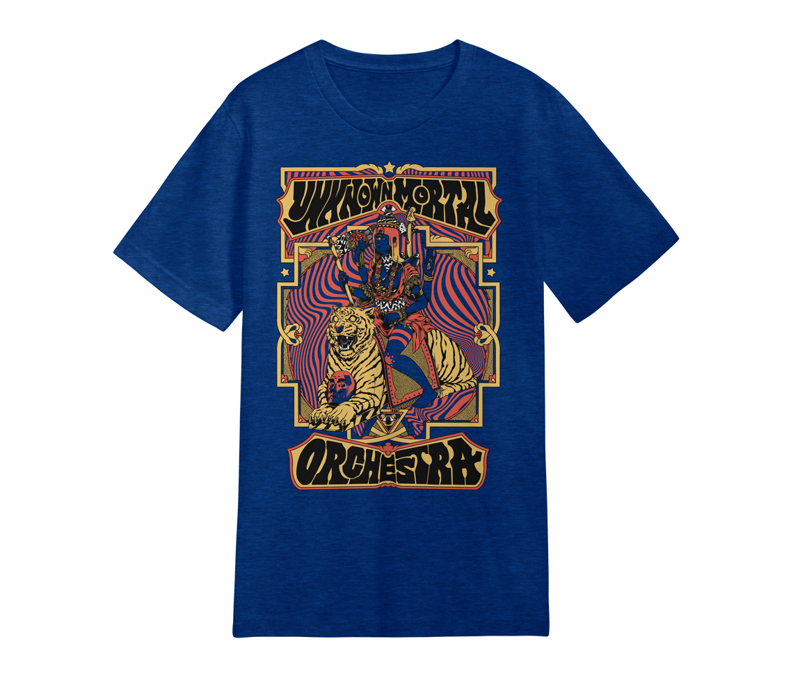 Pogo T Shirt Heather Royal T Shirts Apparel Unknown Mortal Orchestra Store