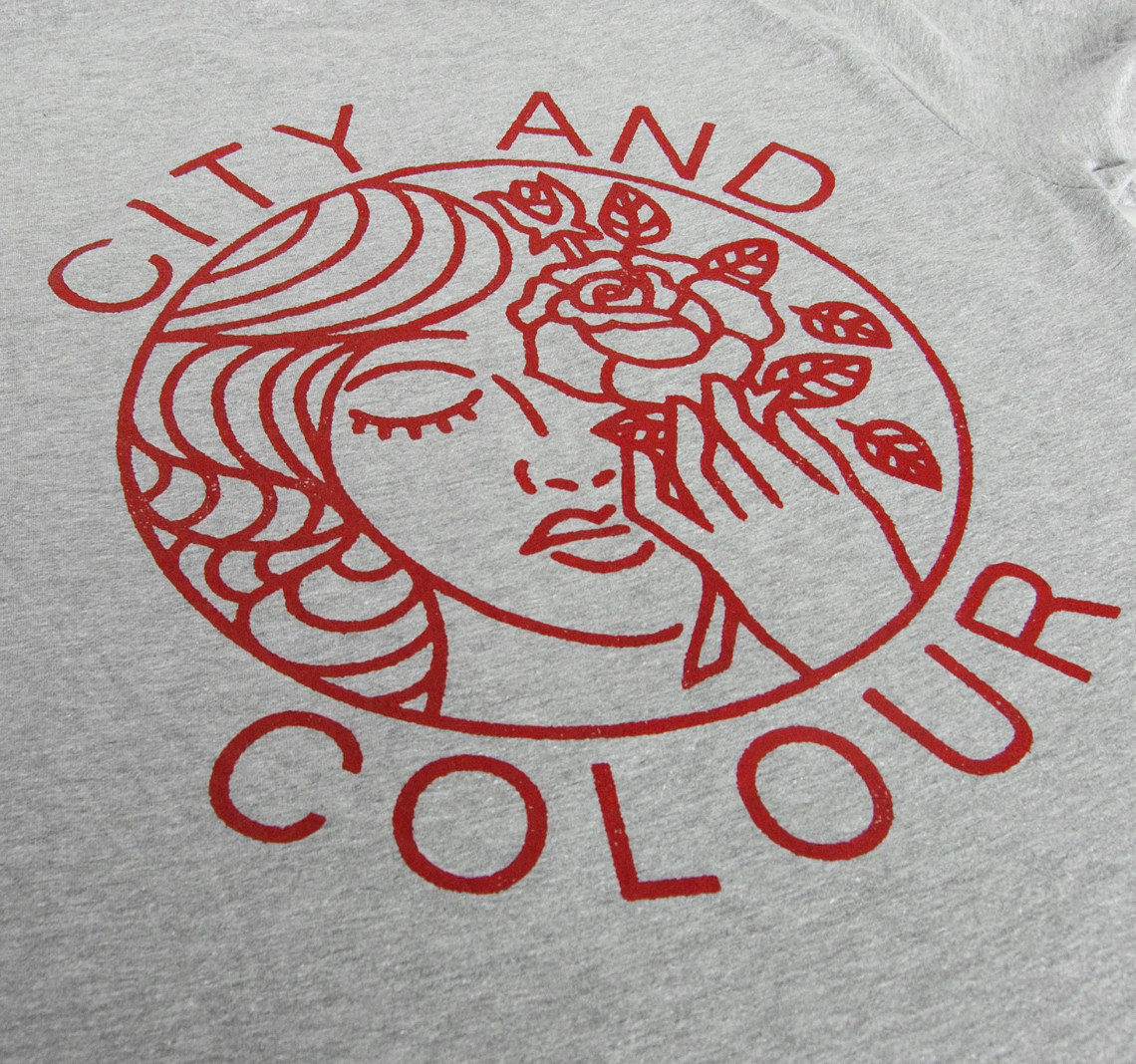 Roses T Shirt Sport Grey Apparel City And Colour Online Store