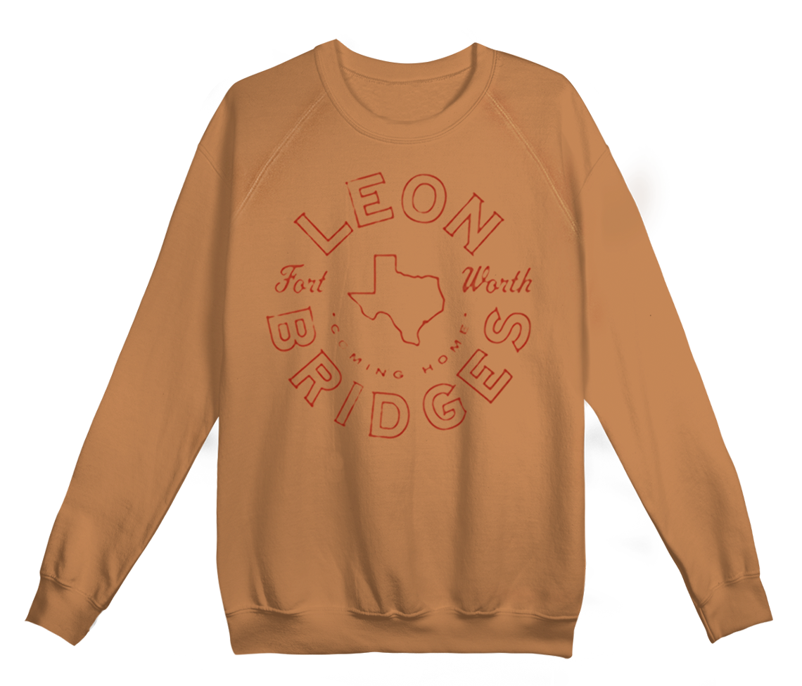 Coming Home Logo Sweatshirt Camel Apparel Sale Leon Bridges Store