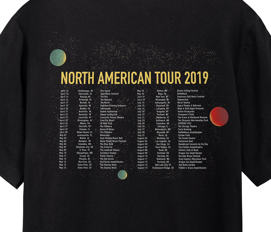 take that 2019 tour t shirt