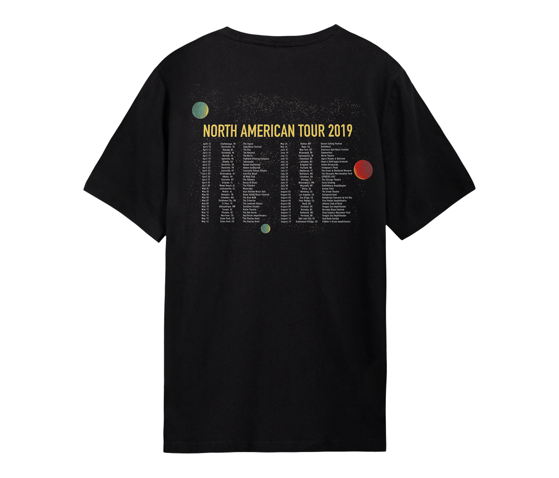 North American Tour 2019 TShirt Black Apparel Lord Huron Online
