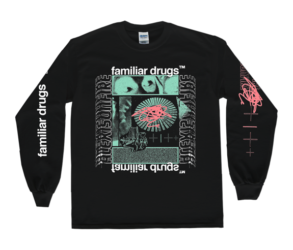 Familiar Drugs X Jeremy Dean Black Apparel Alexisonfire
