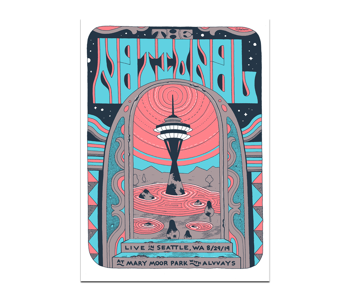 Seattle Marymoor Park Poster August 29 2019 Sold Out