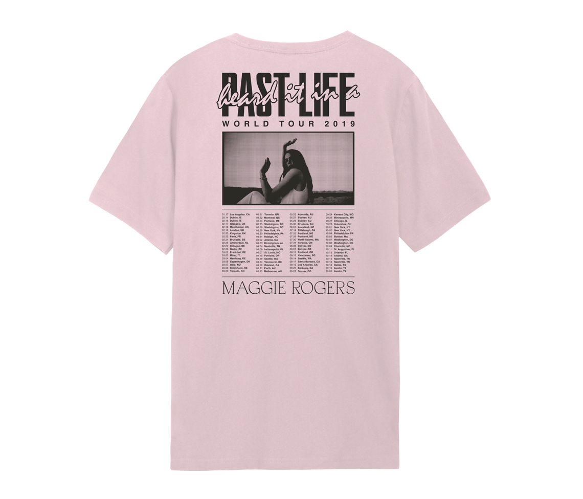World Tour 2019 TShirt Faded Pink TShirts Apparel Maggie