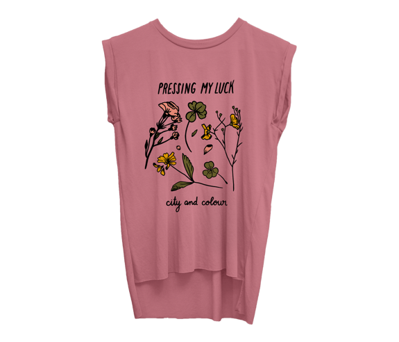 Women S Pressing My Luck Muscle Tank Mauve Featured City And