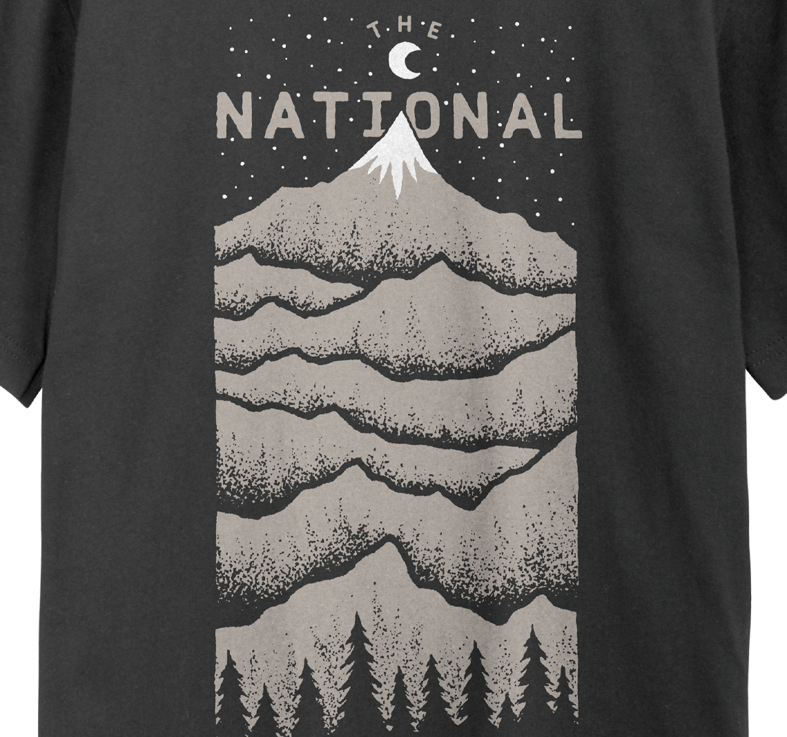 Peak T Shirt Asphalt Apparel The National Online Store