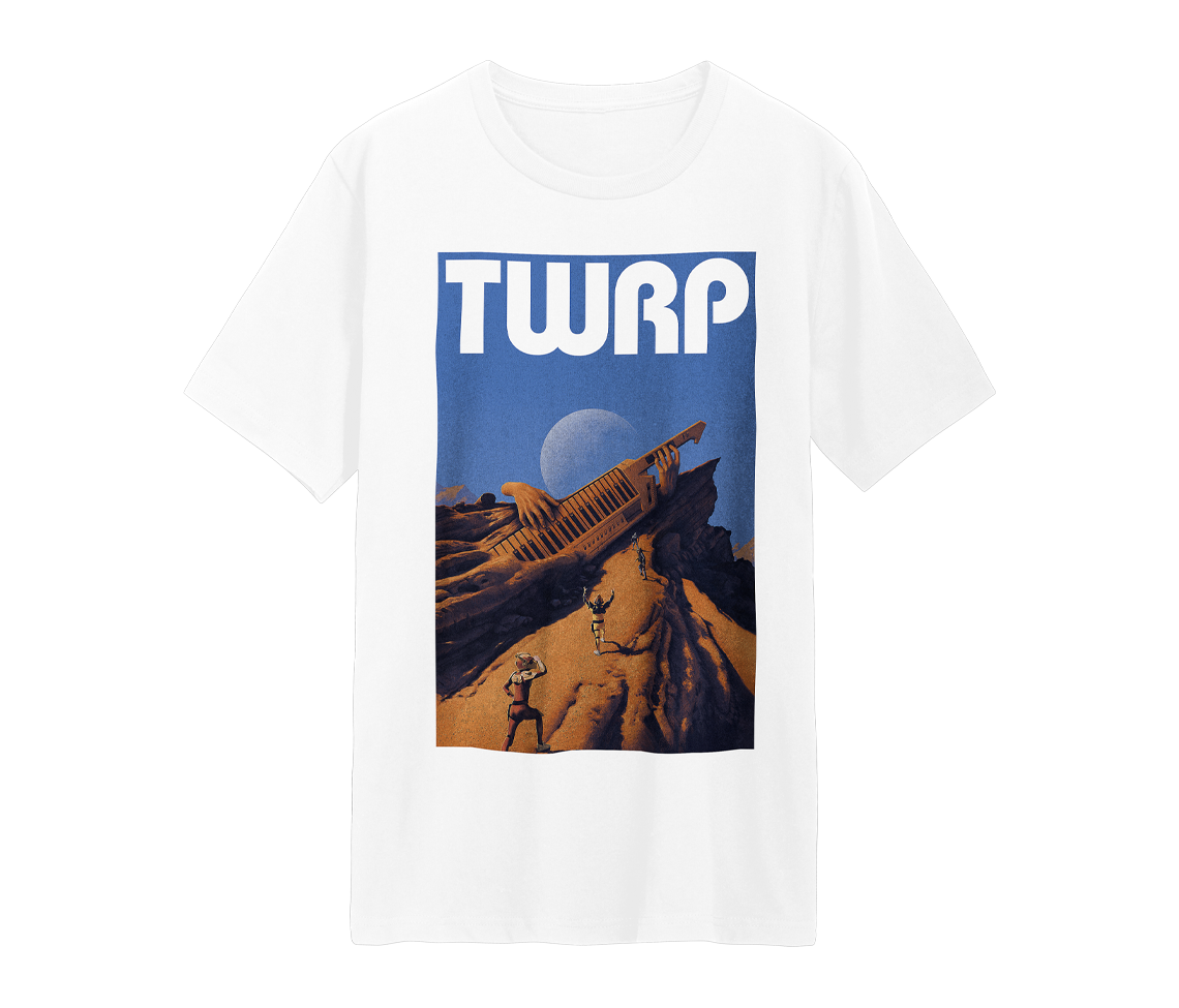 Over The Top TShirt White TShirts TWRP Online Store
