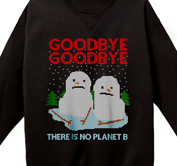 Goodbye Goodbye Holiday Crewneck Sweatshirt