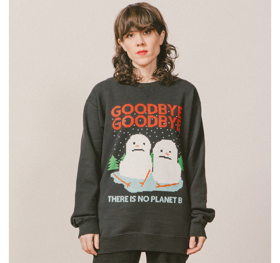 Goodbye Goodbye Holiday Crewneck Sweatshirt