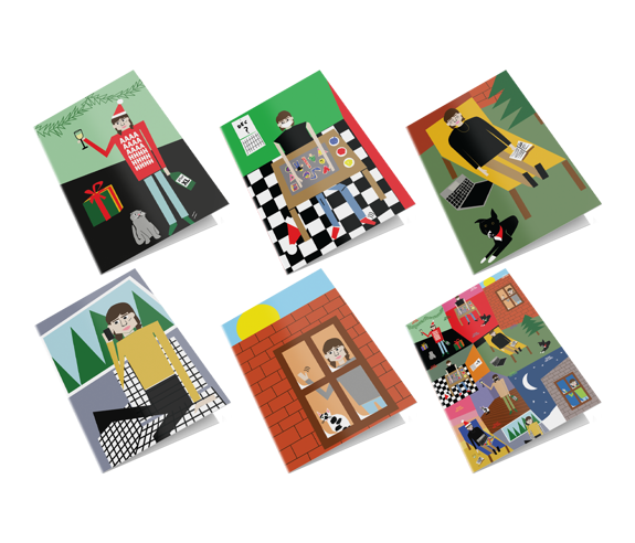 Tegan and Sara Holiday Card Set