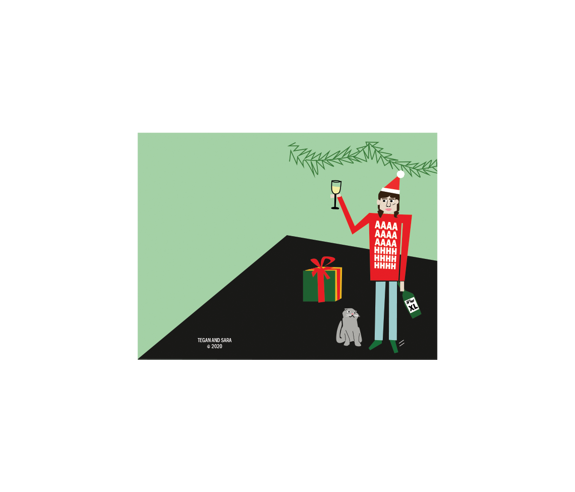 Tegan and Sara Holiday Card Set