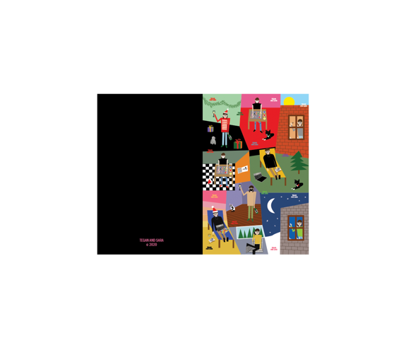 Tegan and Sara Holiday Card Set